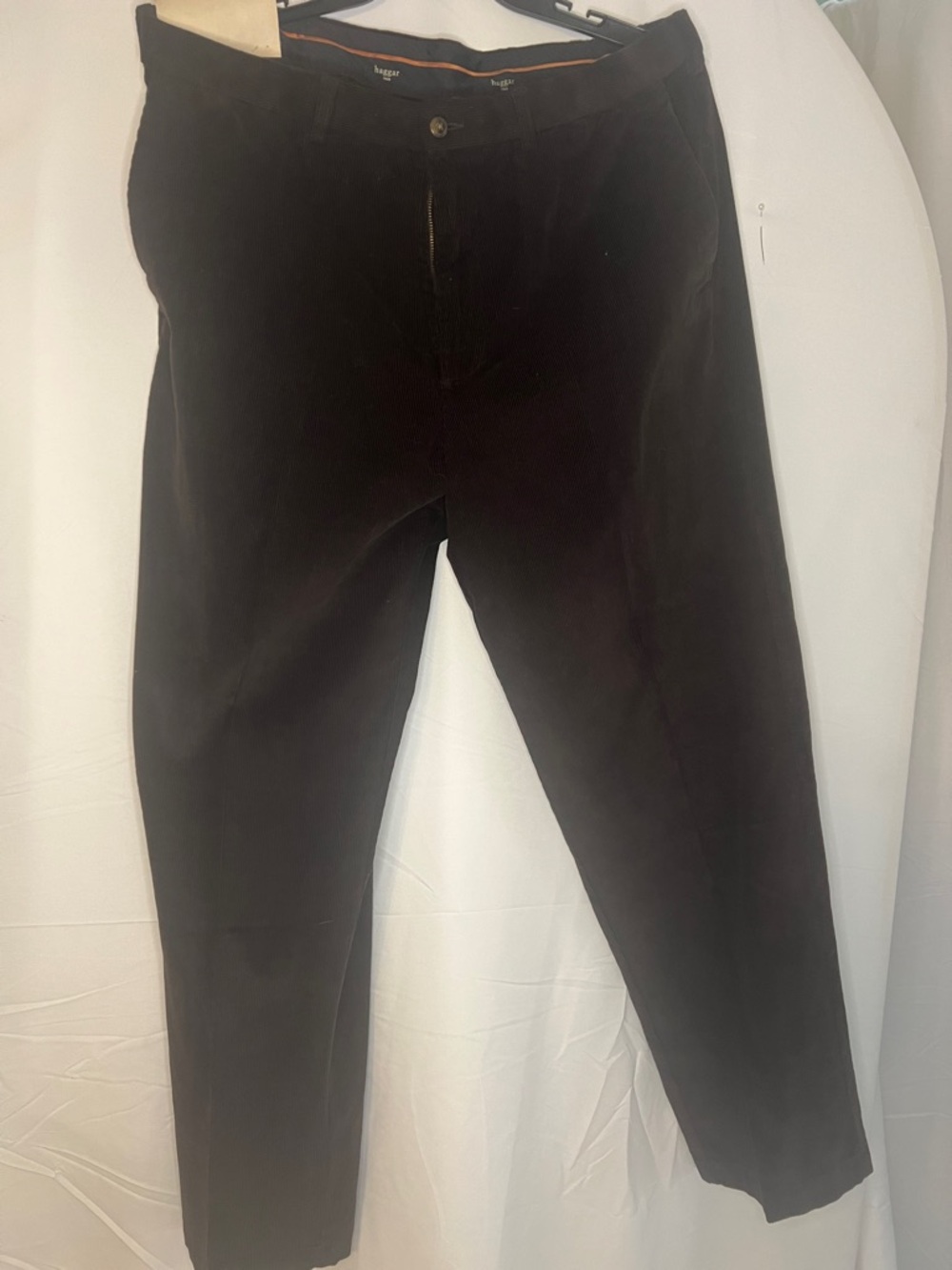 Haggar Men's Corduroy Pants in Black